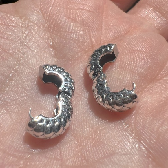 PAIR • Scales Clip Charms - S925 - Picture 9 of 10